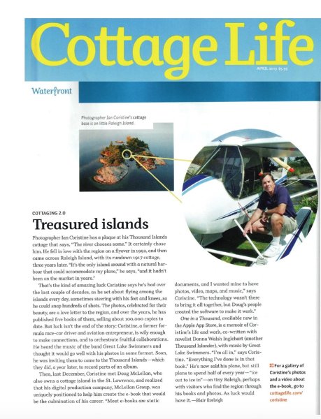 Cottage Life April 2013