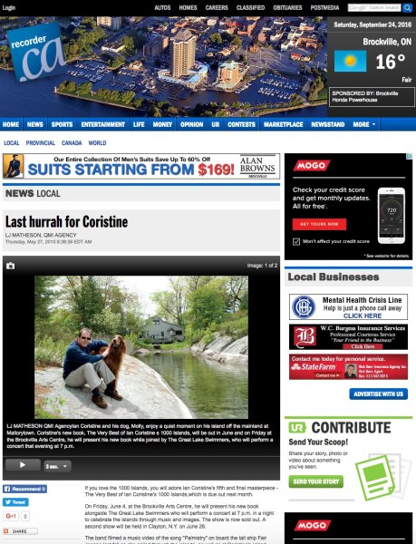 The Recorder and Times - Brockville, Ontario